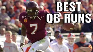 Best QB Runs in College Football History [upl. by Nilyak]