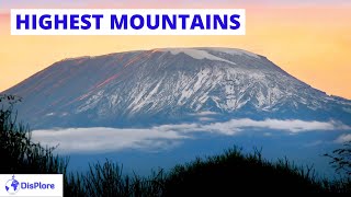 Top 10 Highest Mountains in Africa [upl. by Atiruam]