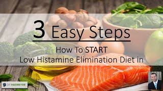 How To Start A Low Histamine Elimination Diet 3 Easy Steps [upl. by Saval]