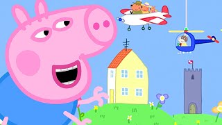 Peppa Pig Official Channel  Ahhh George Pig Becomes a Giant at the Tiny Land [upl. by Aisitel594]