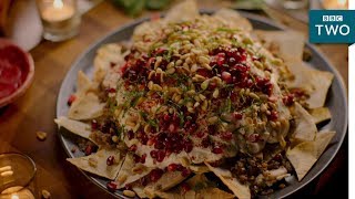 Beef and Aubergine Fatteh  Nigella At My Table  Episode 2  BBC [upl. by Nema]