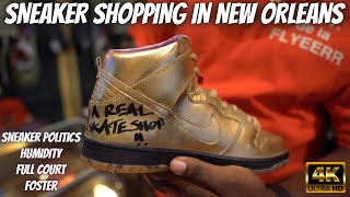 SNEAKER SHOPPING IN NEW ORLEANS  WHERE TO GO  WHERE TO EAT  ESSENCE FEST [upl. by Nyrhtak]