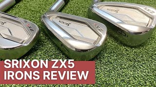 SRIXON ZX5 IRONS REVIEW [upl. by Aicelav]