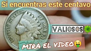 ¿Tienes esta moneda MIRA EL VIDEO🤑 Centavo Cabeza de Indio  VALIOSOS con errores Indian head Penny [upl. by Sontag]