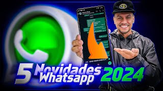 NOVIDADES DO WHATSAPP EM 2024 [upl. by Nahamas966]