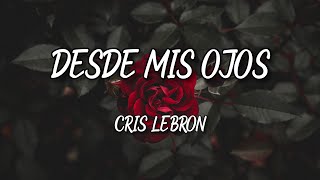 Chris Lebron  Desde mis ojos Letra  Lyrics [upl. by Bunns889]