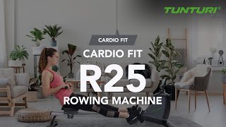 Tunturi Cardio Fit R25 Rowing Machine  Tunturi New Fitness [upl. by Aremaj]