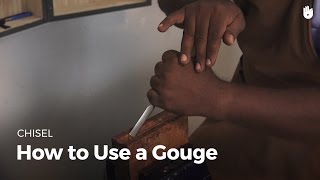 How to Use a Gouge  Woodworking [upl. by Remsen]