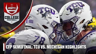 Fiesta Bowl TCU Horned Frogs vs Michigan Wolverines  College Football Playoff [upl. by Anitsrihc5]