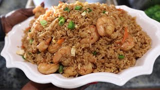 Chinese SHRIMP FRIED RICE recipe under 30 minutes You will never do take out again Mansa Queen [upl. by Yde]