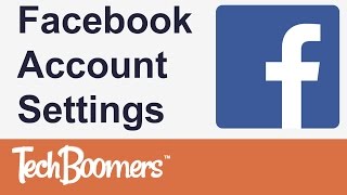 Facebook Account Settings [upl. by Toulon]