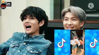 bts reacciona a nuevas tendencias de tiktok 🐧 [upl. by Dorella]