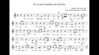 J S Bach quotWo ist mein Schäflein das ich liebequot hier für Blasinstrumente in Es [upl. by Underwood]