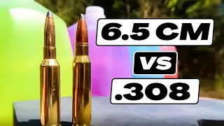 65 Creedmoor VS 308  How many Milk Jugs [upl. by Lenra]