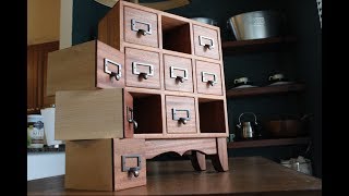 How to Make an Apothecary Chest of Drawers [upl. by Margarida]