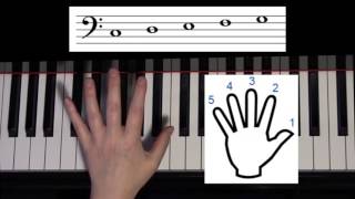 Piano Lesson 4  Left Hand Notes [upl. by Assiralk]