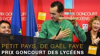 Goncourt des Lycéens 2016 remis à Gaël Faye pour Petit Pays [upl. by Sorel]