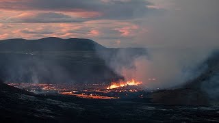 Nouvelle éruption volcanique en Islande [upl. by Raamaj]