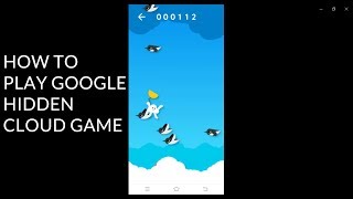 How to Play Google App Hidden Game  Floating Cloud [upl. by Asilaj]