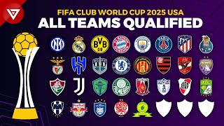 🔵 FIFA Club World Cup USA 2025 All Teams Qualified amp Schedule [upl. by Morice]