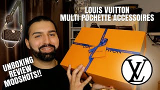 LOUIS VUITTON  MULTI POCHETTE ACCESSOIRES UNBOXING  REVIEW  MOD SHOTS [upl. by Thecla350]