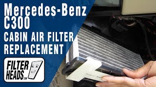 How to Replace Cabin Air Filter MercedesBenz C300  AQ1161C [upl. by Druci]