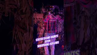 Staten Island Haunts 2024 Whispering Hollows statenislandhauntedhouses halloweenanimatronics [upl. by Laddy]