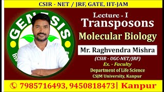 Transposons Transposition  Molecular Biology  CSIR NETJRF  GATE  Life science  ICMR IITJAM [upl. by Yarehs22]