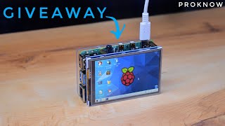 DIY Raspberry Pi 4 Pocket PC  GIVEAWAY [upl. by Rana]