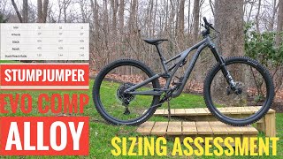 2022 Specialized Stumpjumper Evo Comp Alloy Size Choice  60” tall rider [upl. by Hagen]