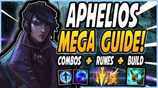 APHELIOS GUIDE  How to play Aphelios correctly Best Runes Combos and Build  League of Legends [upl. by Ilyse904]