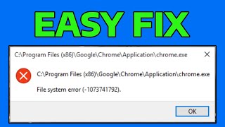 How To Fix File System Error in Windows [upl. by Nalepka]