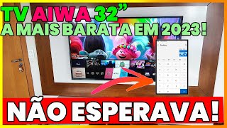 SMART TV AIWA LED 32quot vale a pena  Análise  Review [upl. by Ielhsa744]