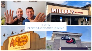 Florida Offsite Dining  Our Top 5 restaurants [upl. by Allin]