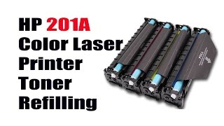 HP Color Laserjet Toner Refilling [upl. by Harlamert950]