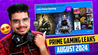 20 Free Games are Coming on Prime Gaming August 2024 [upl. by Swope]