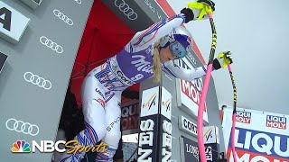 Lindsey Vonns downhill run at Cortina d’Ampezzo  NBC Sports [upl. by Nyliret]