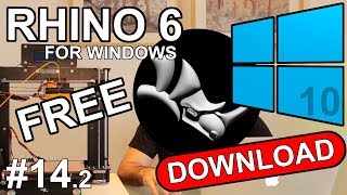 RHINO 6 WINDOWS FREE 3D modelling software [upl. by Adnawahs]