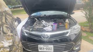 How replace water pump 2015 Toyota Avalon 35 v6 engine [upl. by Ebonee]