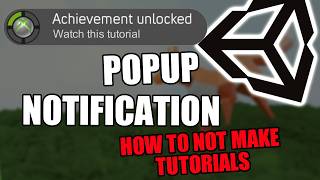 How to make Popup notification  How to not make Tutorials [upl. by Anitsrik]