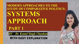 SYSTEMS APPROACH I System Theory I Comparative Politics Modern Approaches [upl. by Ameehs]