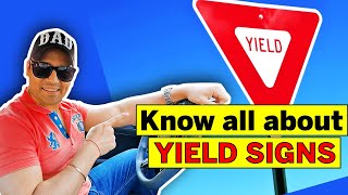 Yield Signs explained well for Road Test  Know all about Yield signs in this video [upl. by Acnairb339]