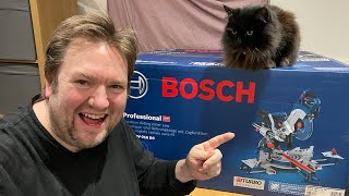 Bosch GCM 18V216 DC Cordless Mitre Saw Review promotional video [upl. by Tasiana249]