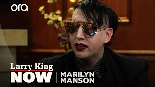 Marilyn Manson Ive Been Blamed For 36 School Shootings  Larry King Now [upl. by Artap]