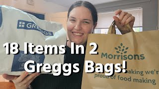 Too Good To Go Haul ☆ Greggs amp Morrisons Daily ☆ Magic Bags [upl. by Ellinej486]