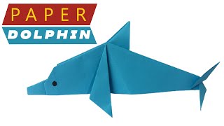 Easy Origami Dolphin for Beginners Step by Step Simple Instructions [upl. by Triny]