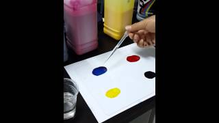 Inkworld solvent ink and eco solvent ink test result [upl. by Grosmark163]