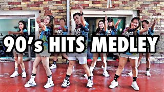 90’s HITS MEDLEY  BUGING Dance Fitness  BATANGAS CREW [upl. by Azeret]