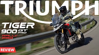 Presentación en Málaga de las NUEVAS Triumph Tiger 900 GT Pro y Rally Pro 2024 [upl. by Levenson]