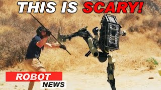 What Happens When Robots Start To Fight Back Army Robots Are Trained For War  Boston Dynamics [upl. by Marsden677]